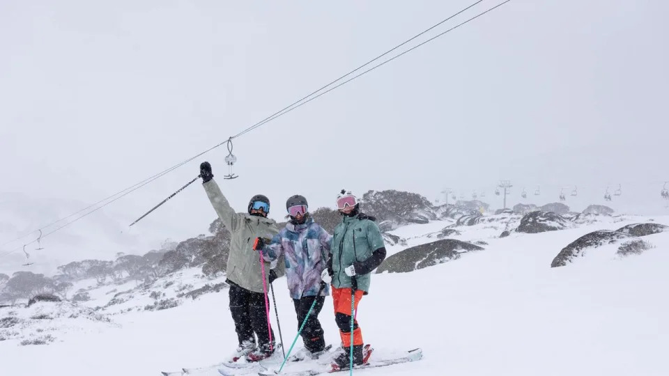 Meaning that snowy conditions are on the way for the NSW ski fields. Picture: Perisher