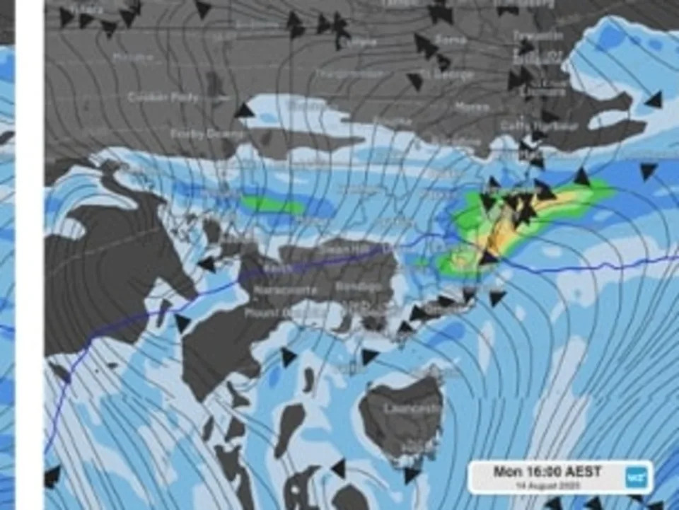 Two cold fronts are set to impact the south-east of Australia.