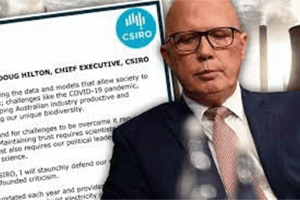 CSIRO 보스, Dutton 공격 후 과학자 보호