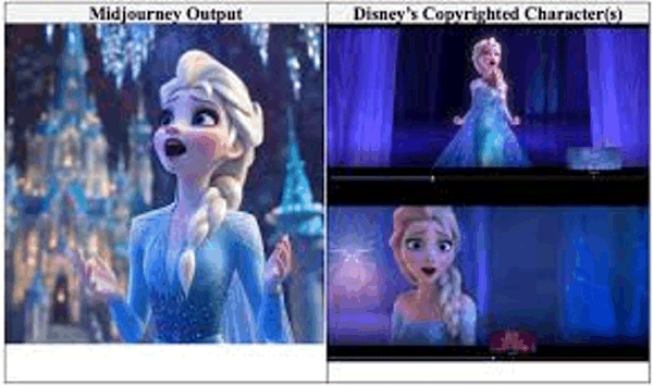 디즈니와 유니버설, AI 기업 미드저니를 저작권 침해로 고소