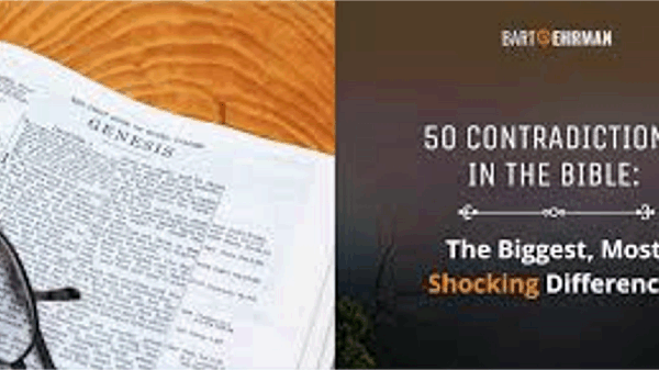 성경 속 50가지 모순: 가장 크고 충격적인 차이점들