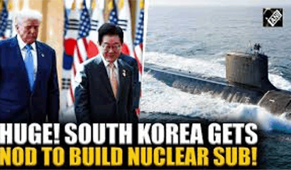 도널드 트럼프 미국 대통령은 한국이 핵추진 잠수함 건조를 승인했다고 밝혔습니다.
